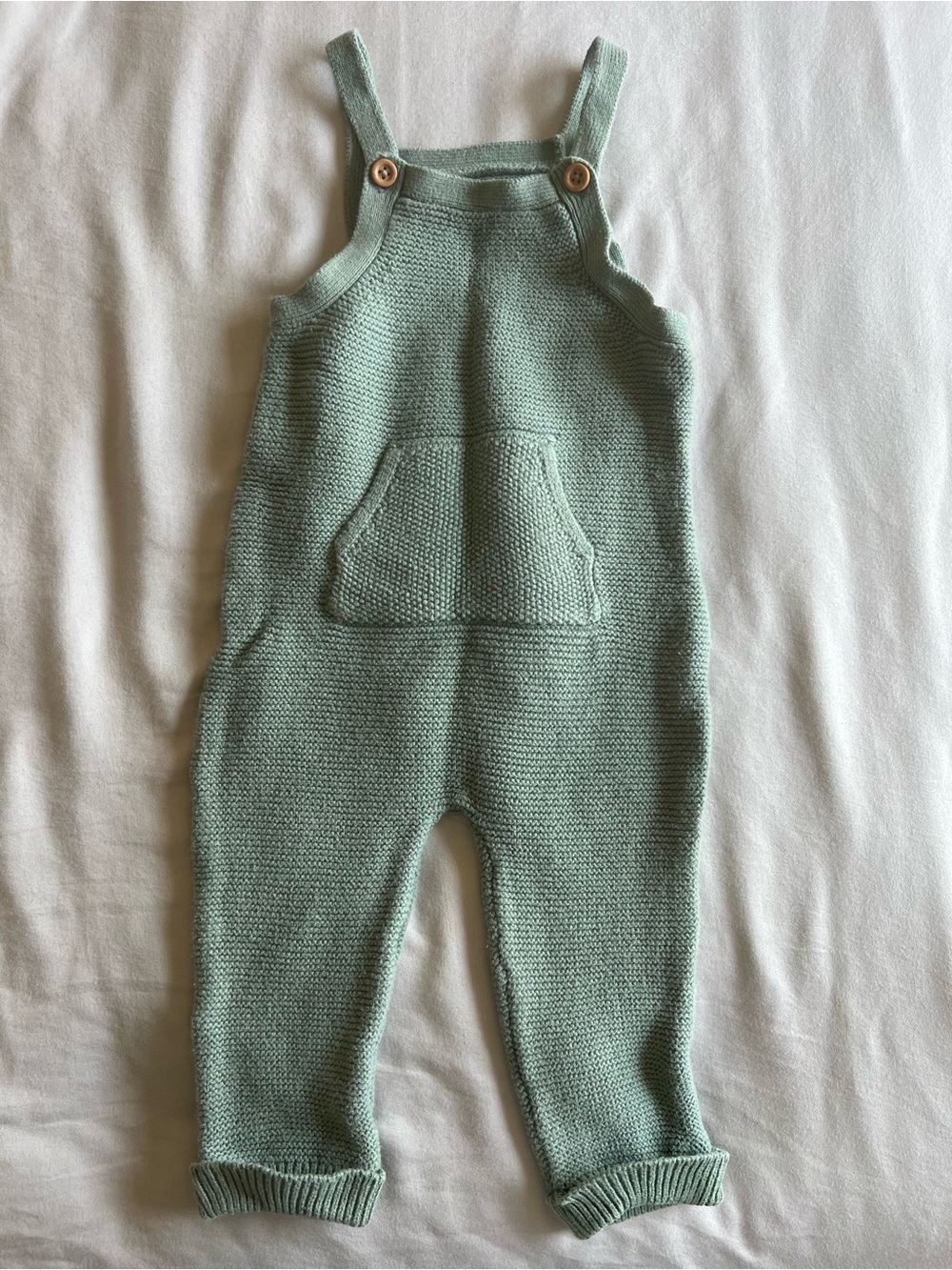 Little planet knit overalls